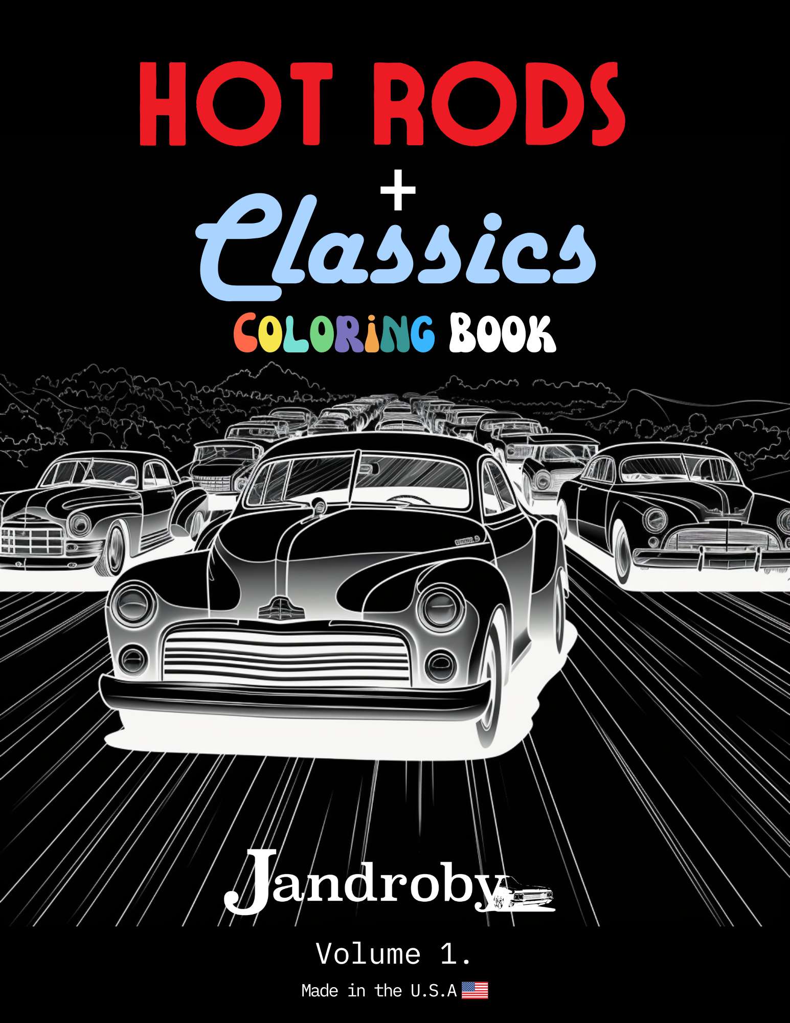 classic cars coloring pages