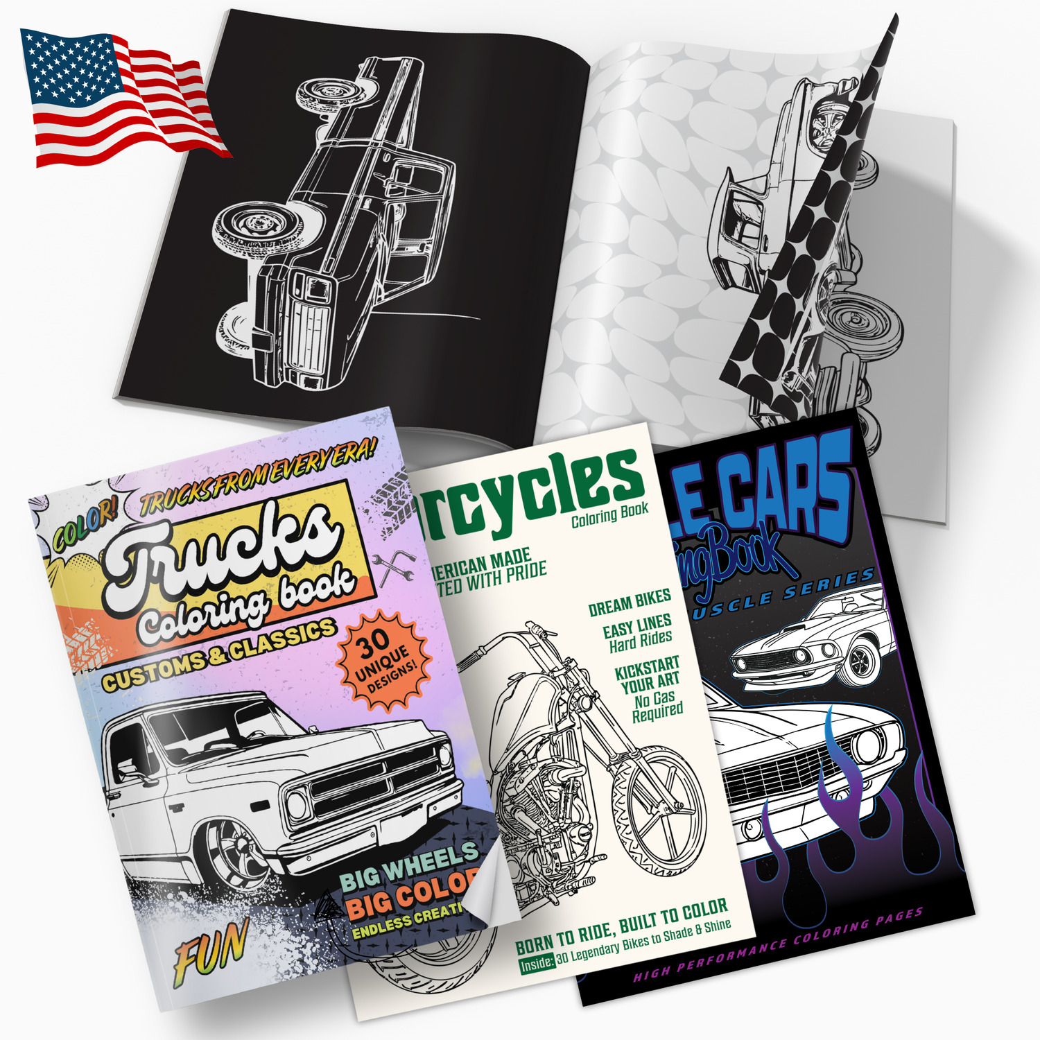 Automotive Coloring Books