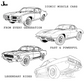 Muscle Car Coloring Book